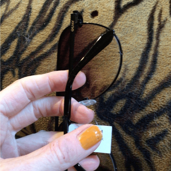 NEW! Rare QUAY high Key Cocoa fade Aviator Sunglasses ^read!
